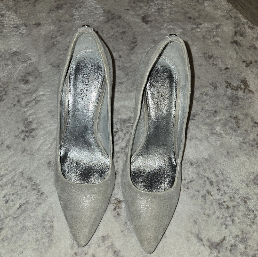 Michael kors heels silver 6
